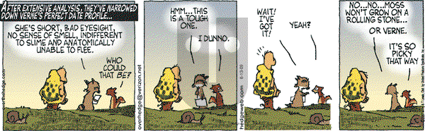 Over the Hedge on Saturday June 13, 2009 Comic Strip