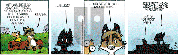 Over the Hedge on Tuesday August 20, 2019 Comic Strip