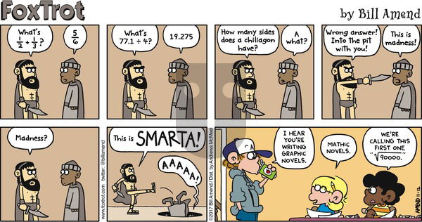 FoxTrot on Sunday November 12, 2017 Comic Strip