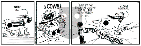 Cow and Boy Classics on Friday January 19, 2007 Comic Strip