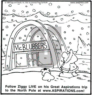 Ziggy on Saturday April 17, 1999 Comic Strip