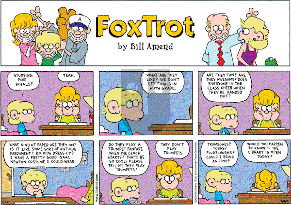 FoxTrot on Sunday May 24, 2009 Comic Strip