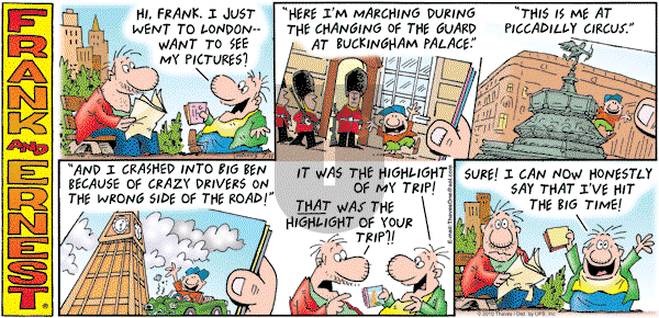 Frank and Ernest on Sunday July 11, 2010 Comic Strip
