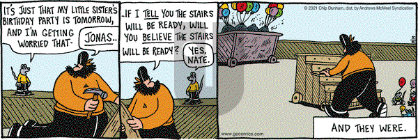 Overboard on Thursday August 19, 2021 Comic Strip