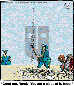 In the Bleachers on Friday March 25, 2011 Comic Strip