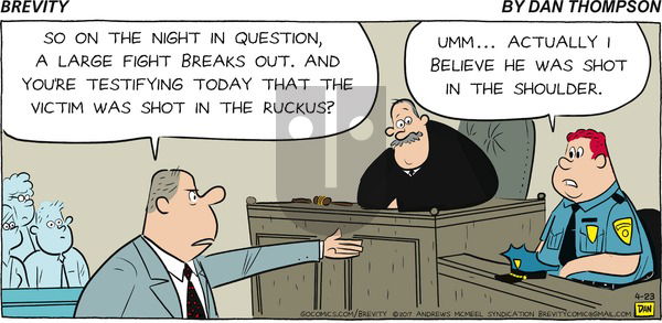 Brevity on Sunday April 23, 2017 Comic Strip