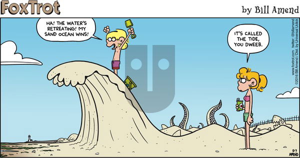 FoxTrot on Sunday August 7, 2016 Comic Strip