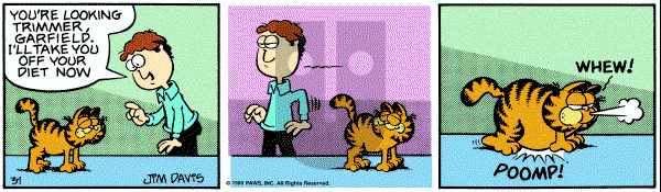 Garfield on Saturday March 1, 1980 Comic Strip