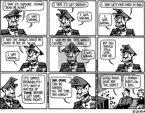 Ted Rall on Thursday October 23, 2003 Comic Strip