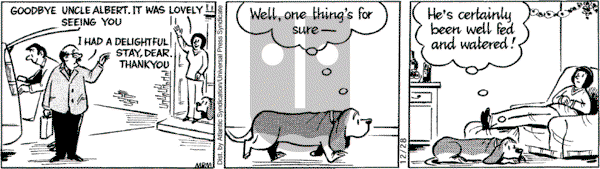Fred Basset on Friday December 28, 2007 Comic Strip
