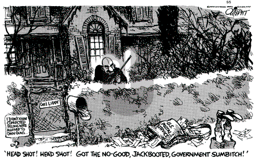 Pat Oliphant on Friday May 5, 1995 Comic Strip