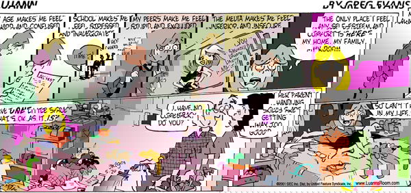 Luann on Sunday May 20, 2001 Comic Strip