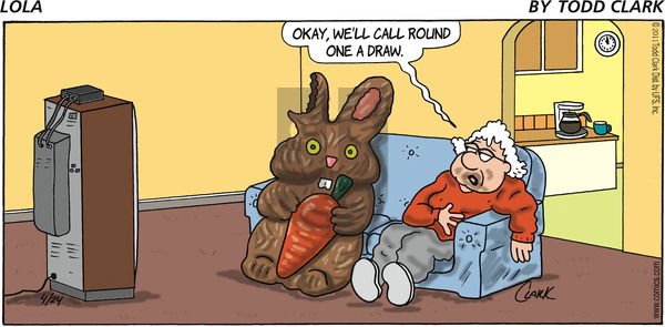 Lola on Sunday April 24, 2011 Comic Strip