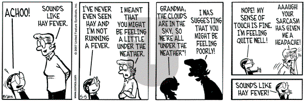 Grand Avenue on Saturday May 5, 2007 Comic Strip