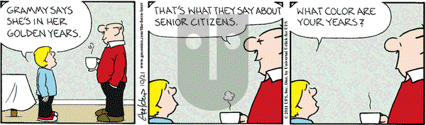 The Born Loser on Friday October 21, 2011 Comic Strip