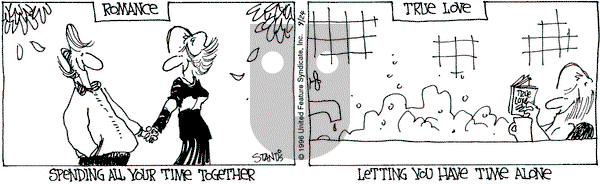 The Buckets on Tuesday September 24, 1996 Comic Strip