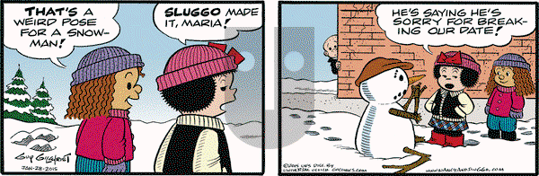 Nancy on Wednesday January 28, 2015 Comic Strip