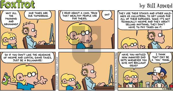 FoxTrot on Sunday April 14, 2024 Comic Strip