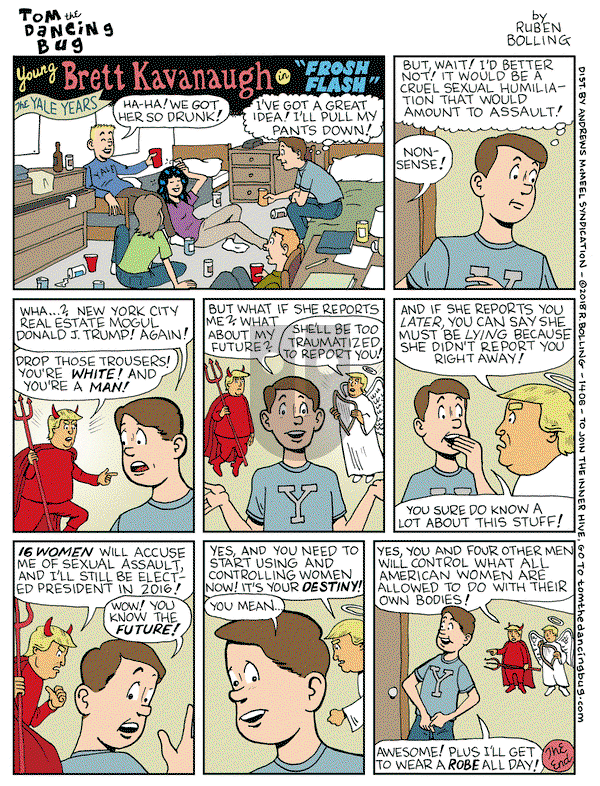 Tom the Dancing Bug on Friday September 28, 2018 Comic Strip