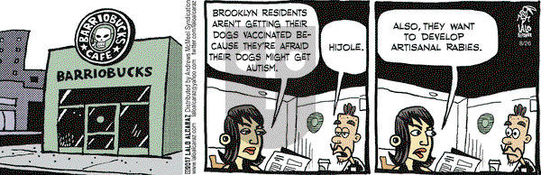 La Cucaracha on Saturday August 26, 2017 Comic Strip