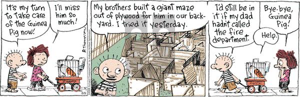 Cul de Sac on Thursday August 9, 2018 Comic Strip