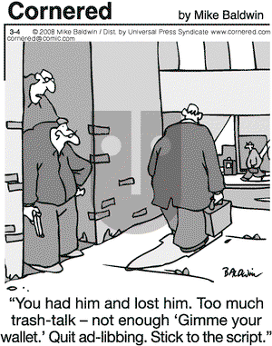 Cornered on Friday March 7, 2008 Comic Strip