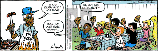 Cleats - Monday September 1, 2008 Comic Strip