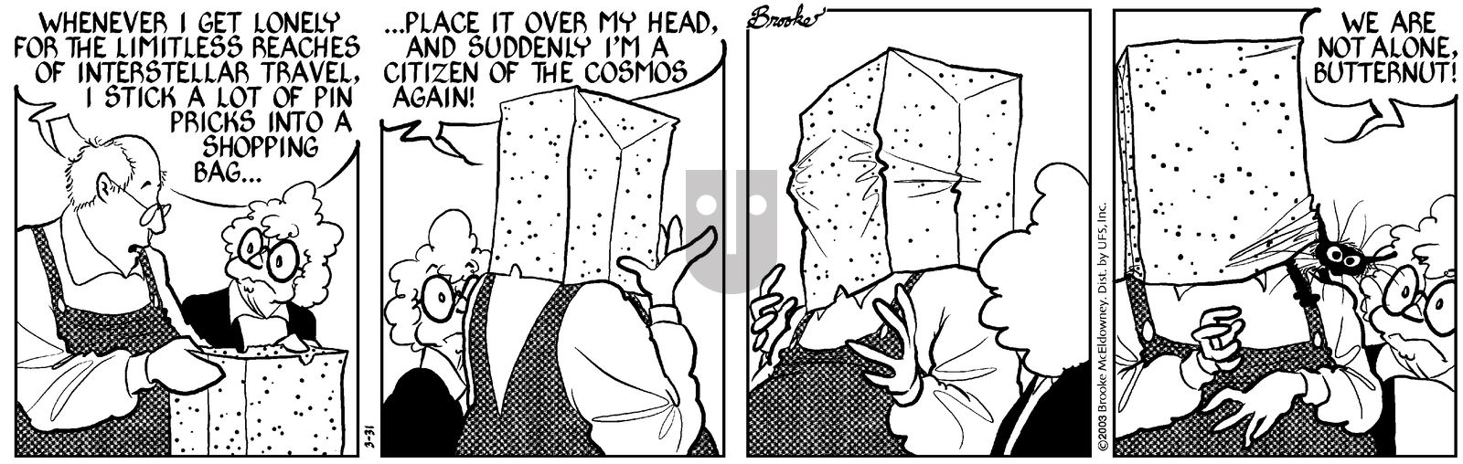 9 Chickweed Lane - Monday March 31, 2003 Comic Strip