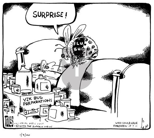 Tom Toles on Sunday January 9, 2000 Comic Strip