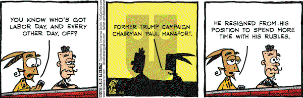 La Cucaracha on Monday September 5, 2016 Comic Strip