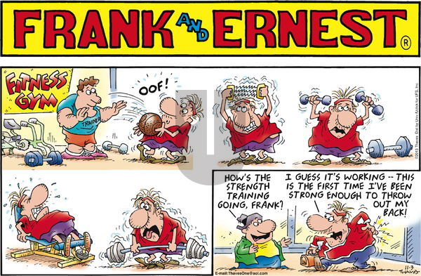Frank and Ernest on Sunday November 3, 2013 Comic Strip