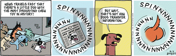 Pooch Cafe on Wednesday September 7, 2016 Comic Strip