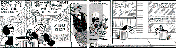 Nancy on Tuesday August 30, 1949 Comic Strip