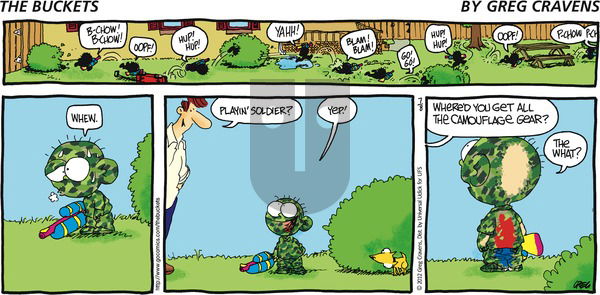 The Buckets on Sunday July 8, 2012 Comic Strip