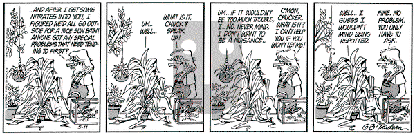 Doonesbury on Tuesday May 11, 1982 Comic Strip
