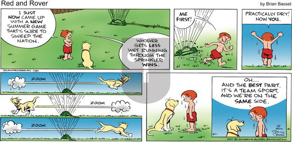 Red and Rover on Sunday August 1, 2021 Comic Strip