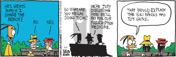 La Cucaracha on Tuesday May 4, 2004 Comic Strip