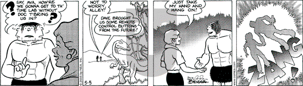 Alley Oop on Thursday May 5, 2005 Comic Strip