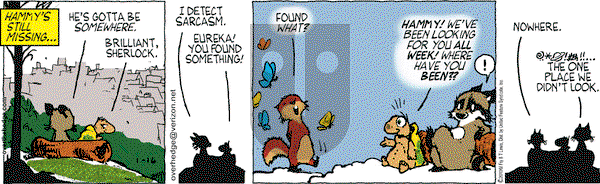 Over the Hedge on Saturday January 16, 2010 Comic Strip
