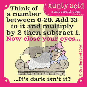 Aunty Acid on Friday October 21, 2016 Comic Strip