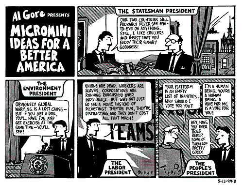 Ted Rall on Saturday May 15, 1999 Comic Strip