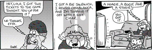 Lola on Friday April 25, 2008 Comic Strip