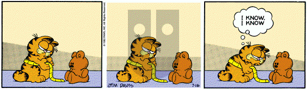 Garfield on Friday July 16, 1982 Comic Strip