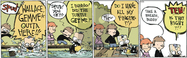 Wallace the Brave on Thursday April 25, 2019 Comic Strip
