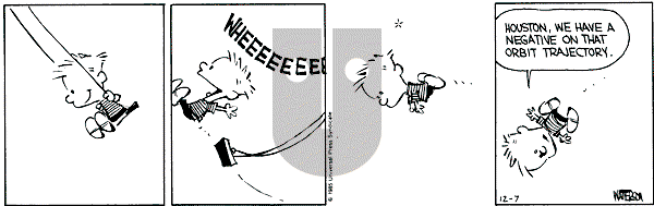 Calvin and Hobbes - Saturday December 7, 1985 Comic Strip