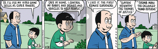 Adam@Home on Friday April 20, 2018 Comic Strip