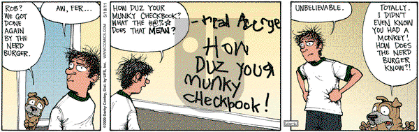Get Fuzzy on Wednesday May 18, 2011 Comic Strip