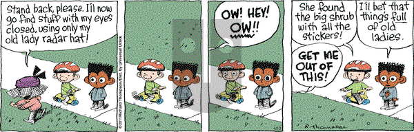 Cul de Sac on Wednesday April 13, 2016 Comic Strip