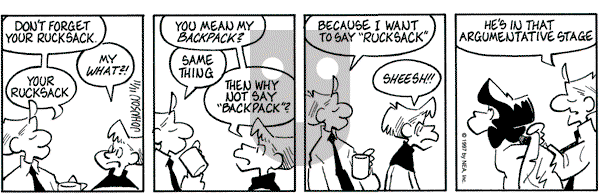 Arlo and Janis on Tuesday November 11, 1997 Comic Strip