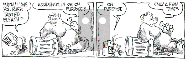 The Grizzwells on Wednesday February 13, 2002 Comic Strip